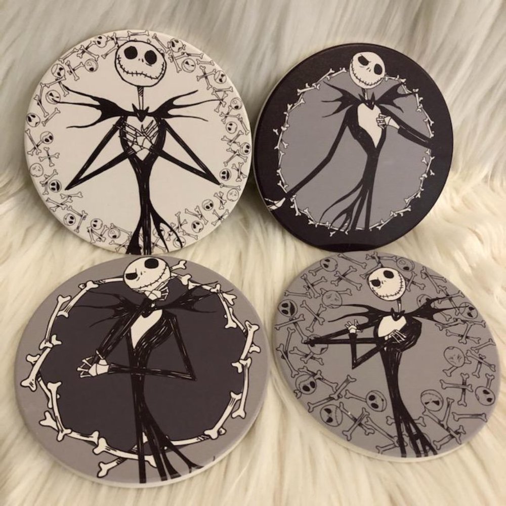 Jack Skellington Coaster Set